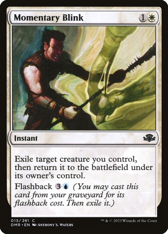 Momentary Blink 15/261 (Dominaria Remastered)  - Foil | Good Games Modbury
