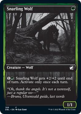 Snarling Wolf 199 199/534 (Innistrad: Double Feature)  | Good Games Modbury