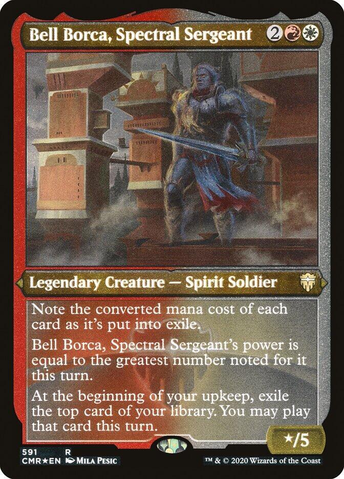 Bell Borca Spectral Sergeant Foil Etched 591 (Commander Legends)  - Foil | Good Games Modbury