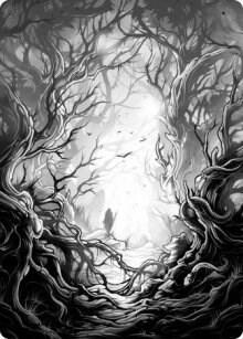 Forest Art Card 81 81 81 (Art Series: Innistrad: Midnight Hunt)  | Good Games Modbury
