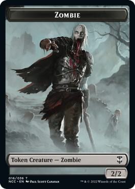 Zombie Goat Double Sided Token 16 // 6 (Commander: Streets of New Capenna)  | Good Games Modbury
