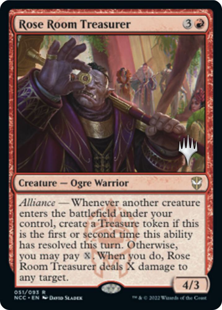 Rose Room Treasurer 51 (Promo Pack: Streets of New Capenna)  - Foil | Good Games Modbury