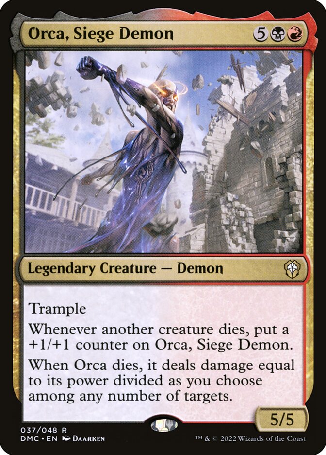 Orca, Siege Demon 37 (Commander: Dominaria United)  - Foil | Good Games Modbury