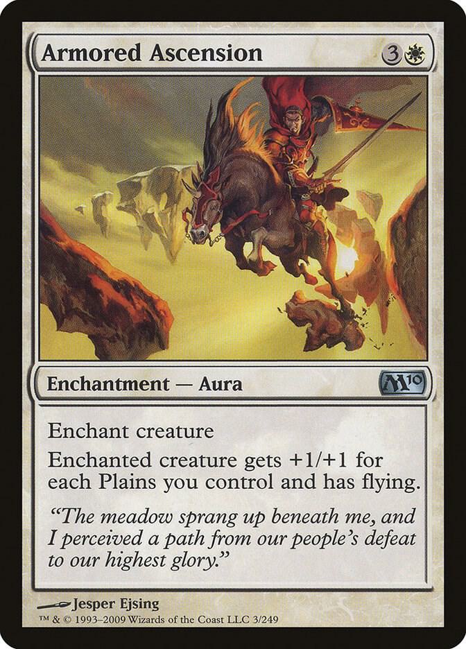 Armored Ascension 3/249 (Magic 2010 (M10))  - Foil | Good Games Modbury