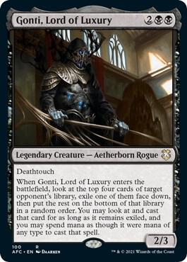 Gonti Lord of Luxury 100/62 (Commander: Adventures in the Forgotten Realms)  | Good Games Modbury