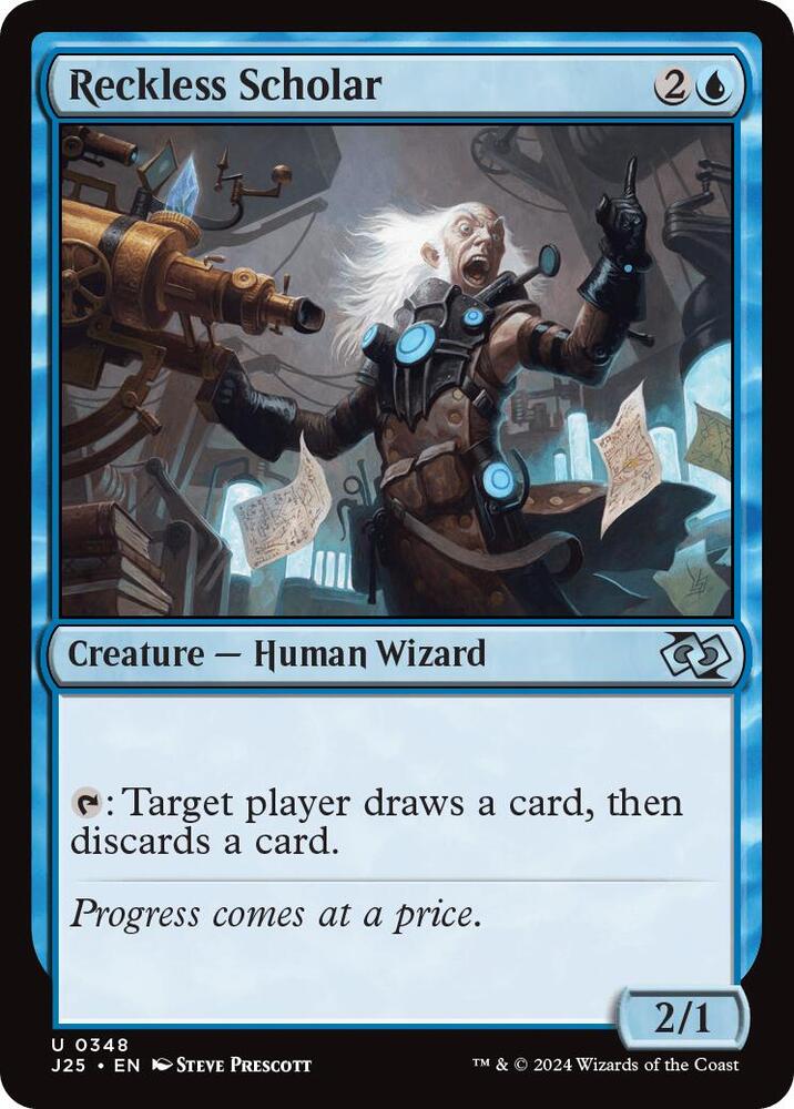Reckless Scholar 348/779 (Foundations Jumpstart)  | Good Games Modbury