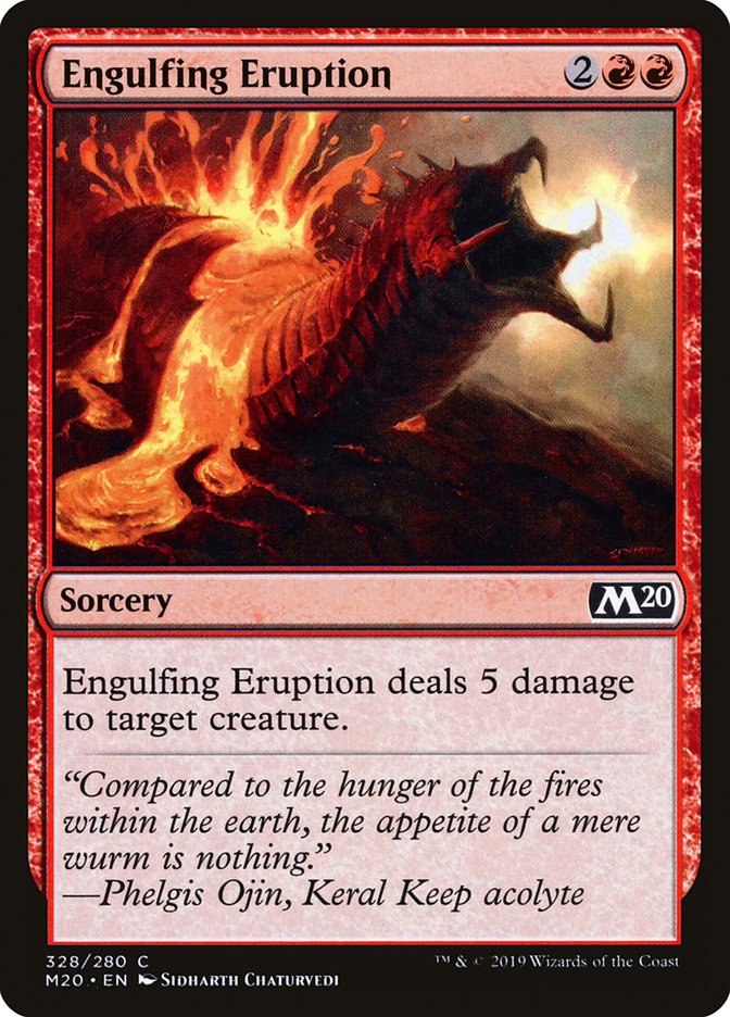 Engulfing Eruption [Core Set 2020] | Good Games Modbury