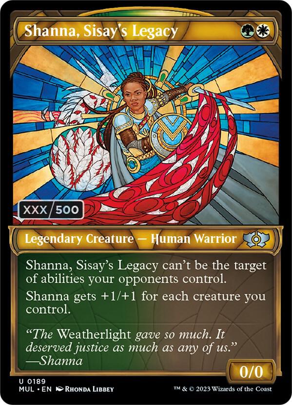 Shanna, Sisay's Legacy Serialized 189z/65 (March of the Machine: Multiverse Legends)  - Double Rainbow Foil | Good Games Modbury