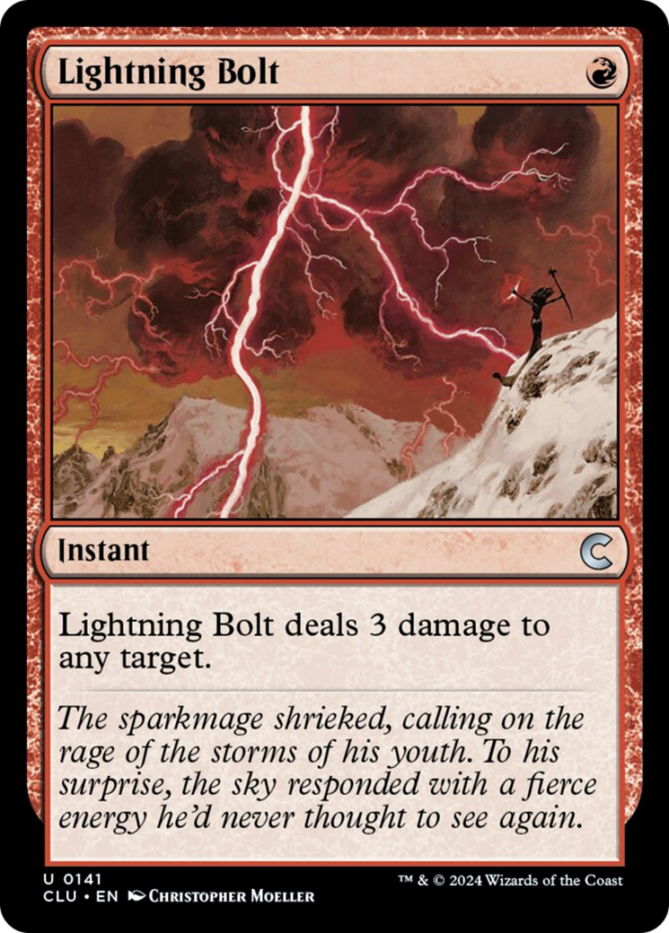 Lightning Bolt [Ravnica: Clue Edition] | Good Games Modbury