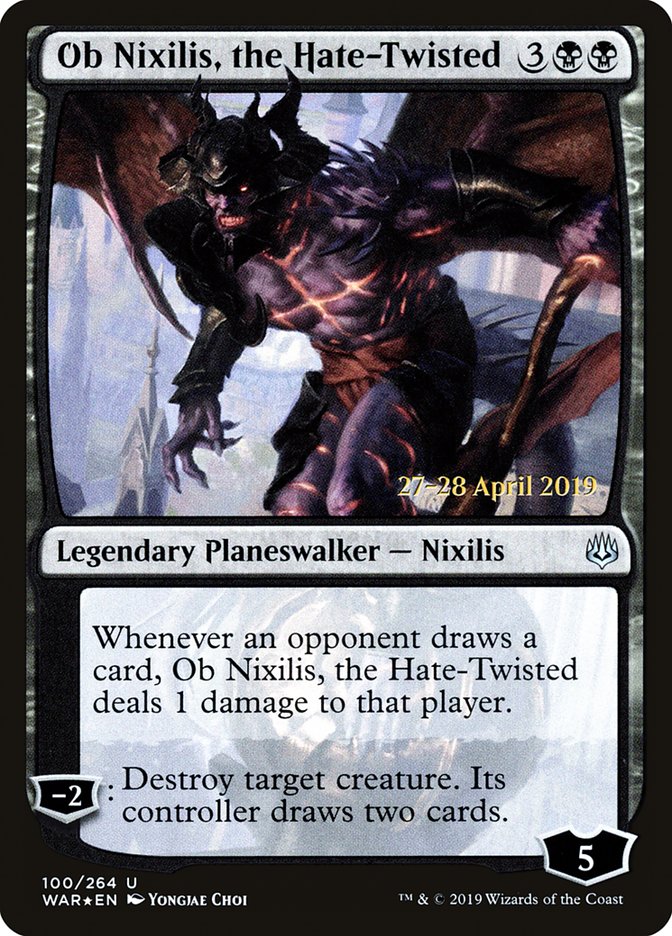 Ob Nixilis, the Hate-Twisted [War of the Spark Prerelease Promos] | Good Games Modbury