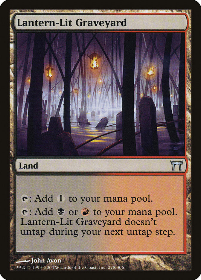 Lantern-Lit Graveyard 278/306 (Champions of Kamigawa)  - Foil | Good Games Modbury