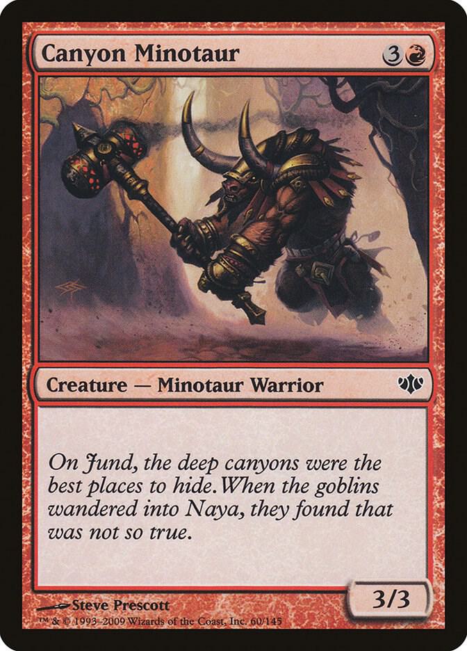 Canyon Minotaur 60/145 (Conflux)  - Foil | Good Games Modbury