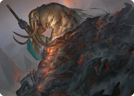 Against All Odds Art Card [Phyrexia: All Will Be One Art Series] | Good Games Modbury