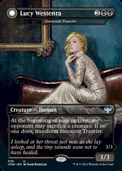 Innocent Traveler // Malicious Invader - Lucy Westenra // Lucy, Arisen Vampire [Innistrad: Crimson Vow] | Good Games Modbury