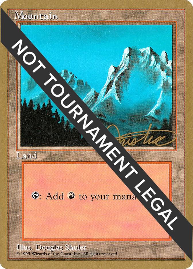 Mountain B 1996 Mark Justice 4ED mj374/308 (World Championship Decks)  | Good Games Modbury