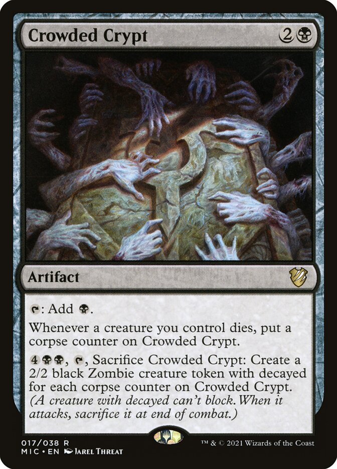 Crowded Crypt 17/38 (Commander: Innistrad: Midnight Hunt)  | Good Games Modbury