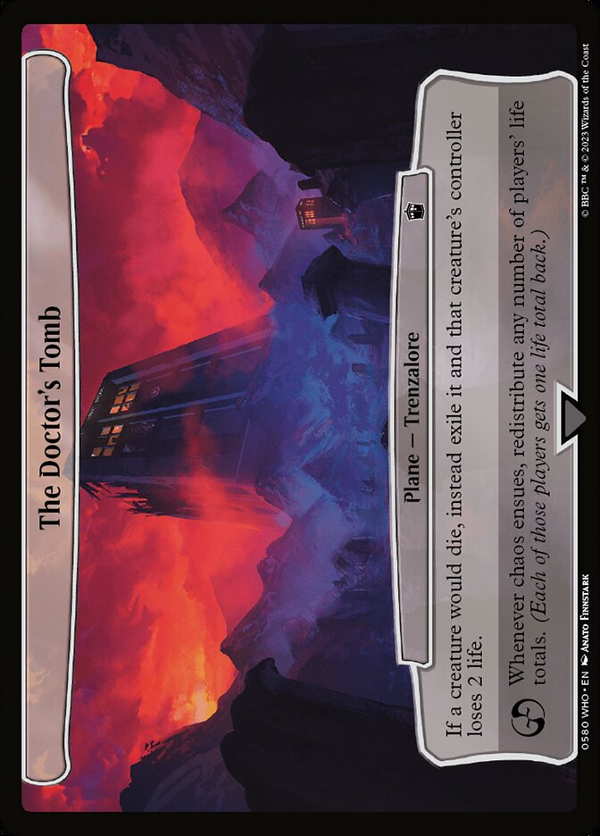 The Doctor's Tomb 580/331 (Planechase: Universes Beyond: Doctor Who)  | Good Games Modbury