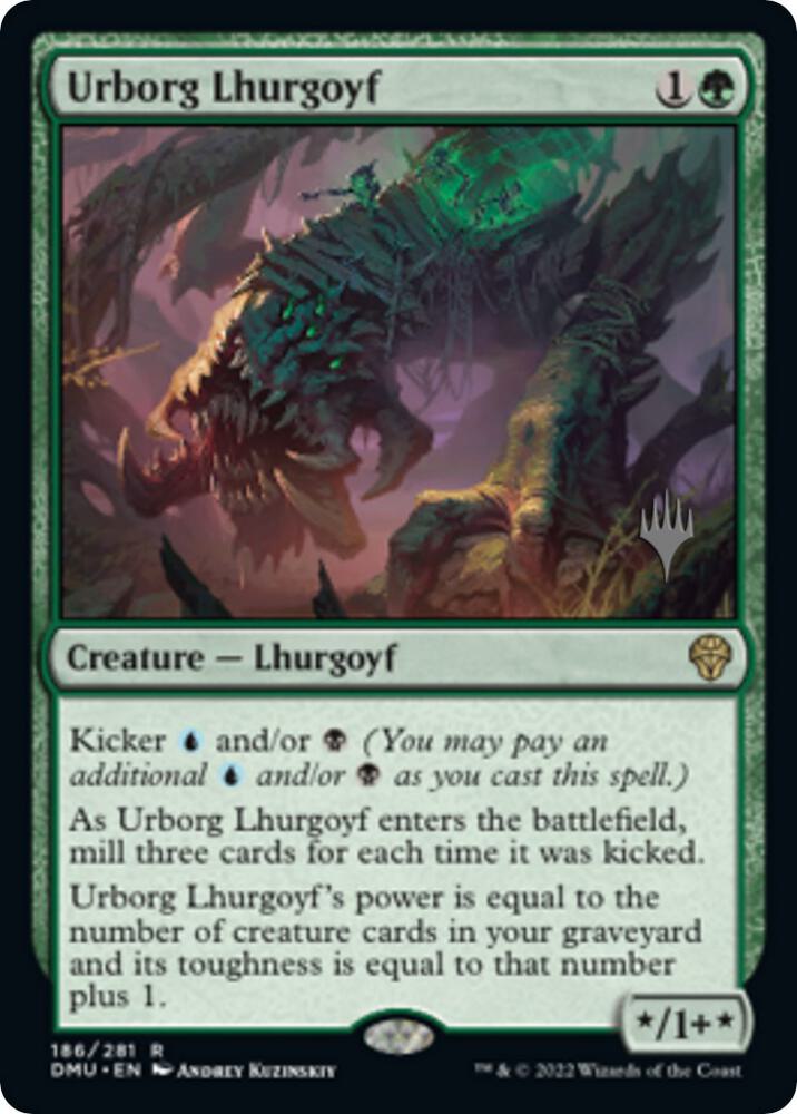 Urborg Lhurgoyf 186 (Promo Pack: Dominaria United)  - Foil | Good Games Modbury