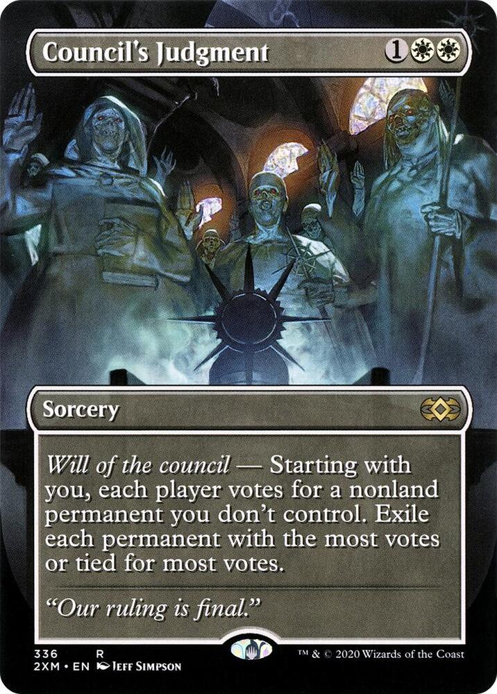Council's Judgment 336 (Double Masters)  - Borderless Foil | Good Games Modbury