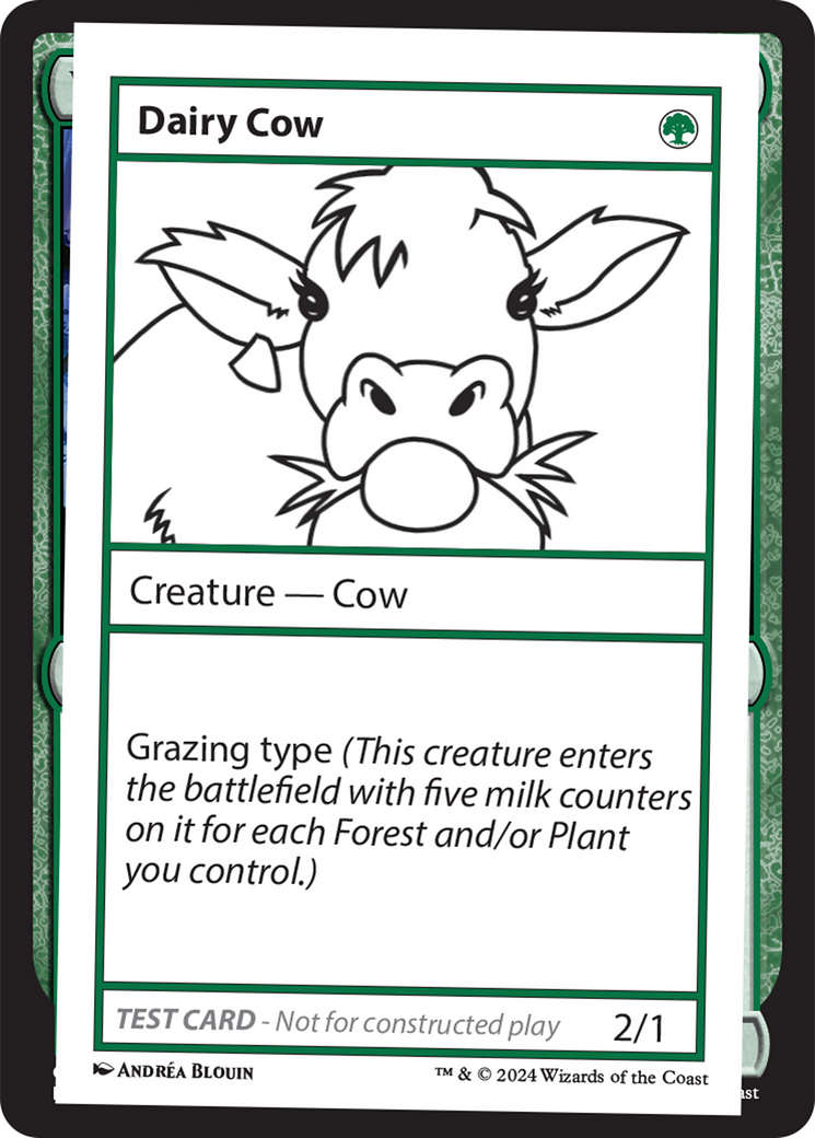 Dairy Cow [Mystery Booster 2 Playtest Cards] | Good Games Modbury