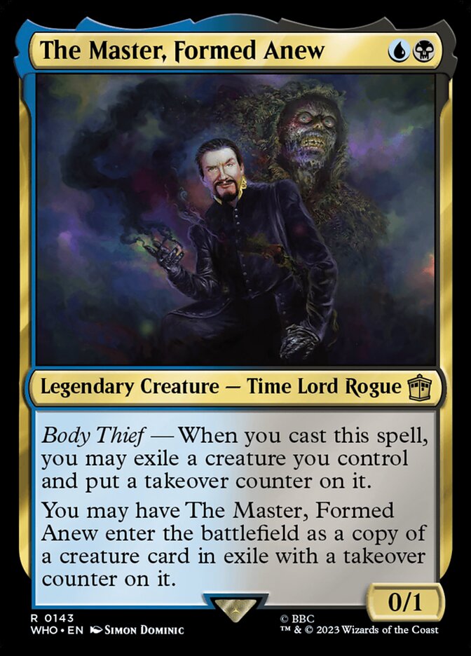 The Master, Formed Anew 143/331 (Universes Beyond: Doctor Who)  - Foil | Good Games Modbury