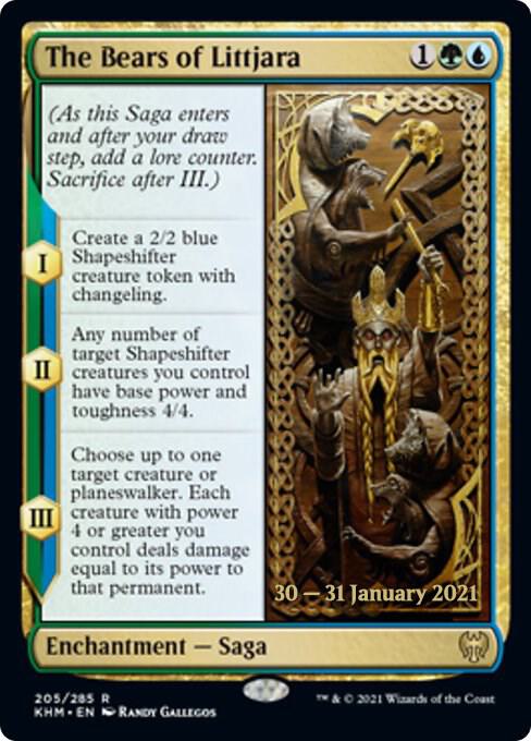 The Bears of Littjara 205s/1 (Prerelease Cards)  - Foil | Good Games Modbury