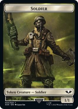 Soldier 004 Arco Flagellant Double Sided Token  4 // 11 (Universes Beyond: Warhammer 40,000)  - Surge Foil | Good Games Modbury