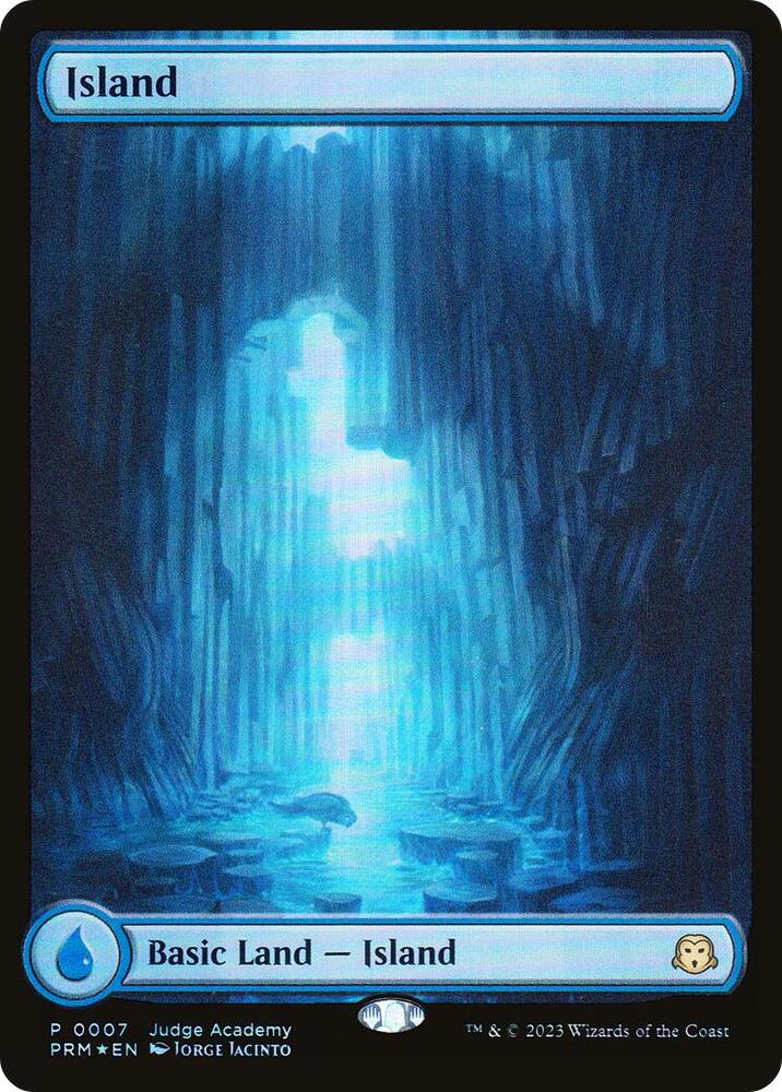 Island Full 7/10 (Judge Promos)  - Full Art Foil | Good Games Modbury