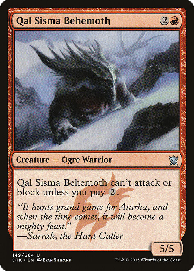 Qal Sisma Behemoth [Dragons of Tarkir] | Good Games Modbury