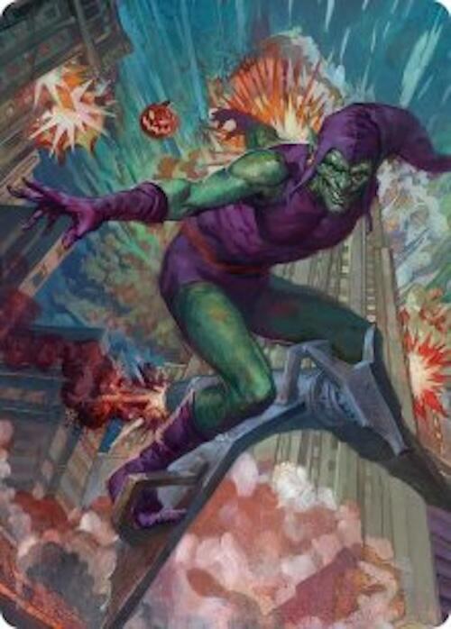 Green Goblin Art Card 26 54 26 (Art Series: Marvel's Spider-Man)  | Good Games Modbury