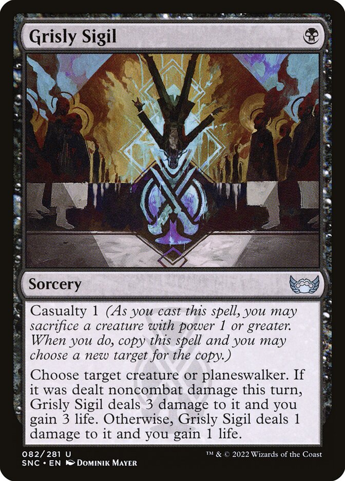 Grisly Sigil 82/281 (Streets of New Capenna)  - Foil | Good Games Modbury