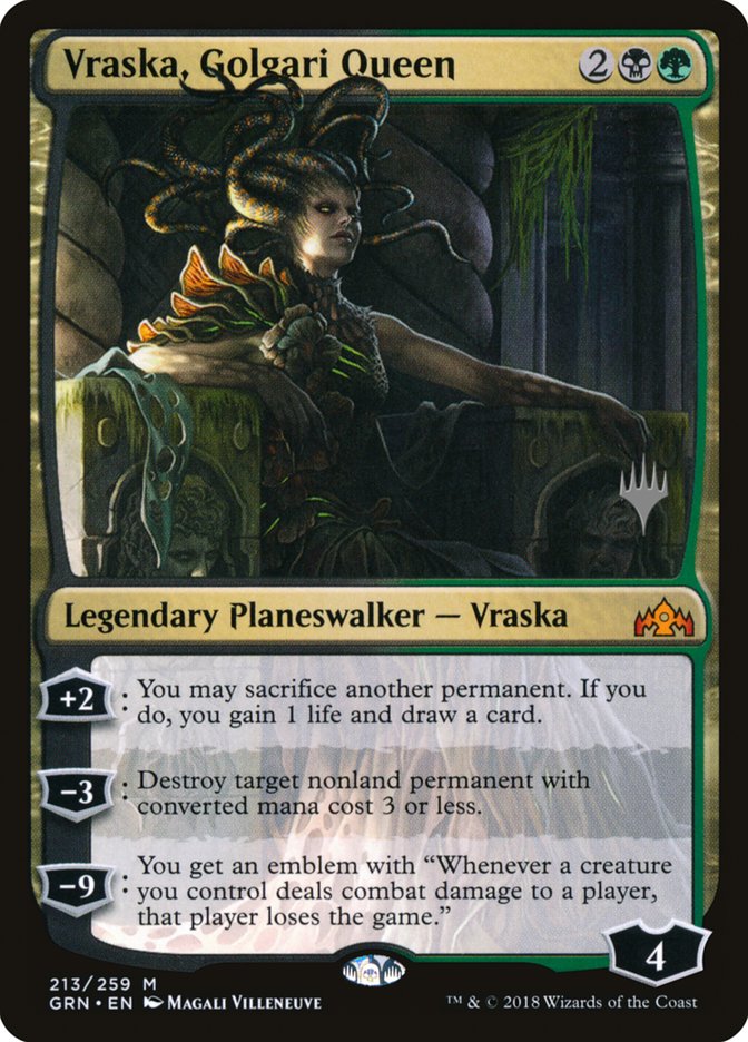 Vraska, Golgari Queen (Promo Pack) [Guilds of Ravnica Promos] | Good Games Modbury