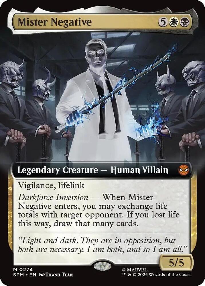 Mister Negative 274 (Marvel's Spider-Man)  - Extended Art Foil | Good Games Modbury