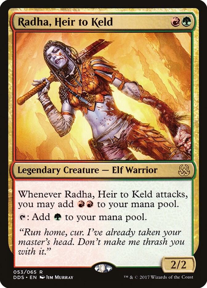 Radha, Heir to Keld 53/65 (Duel Decks: Mind vs. Might)  | Good Games Modbury