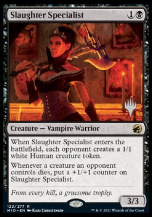 Slaughter Specialist (Promo Pack) [Innistrad: Midnight Hunt Promos] | Good Games Modbury