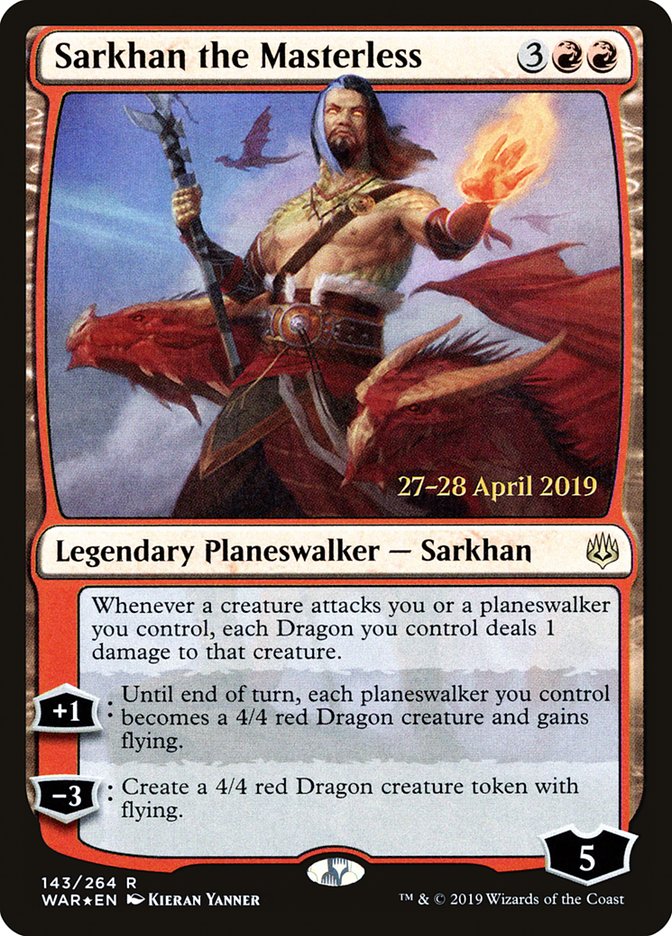 Sarkhan the Masterless [War of the Spark Prerelease Promos] | Good Games Modbury