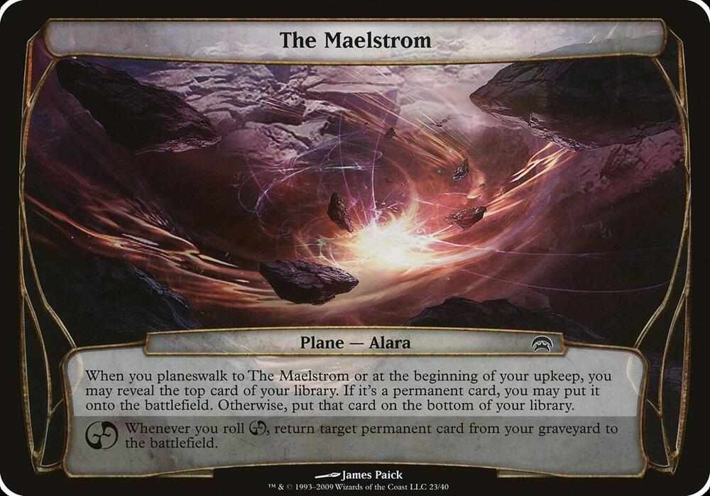 The Maelstrom Planechase 23/40 (Oversize Cards)  | Good Games Modbury