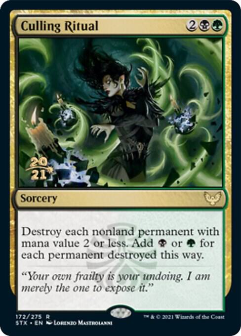 Culling Ritual 172s/180 (Prerelease Cards)  - Foil | Good Games Modbury