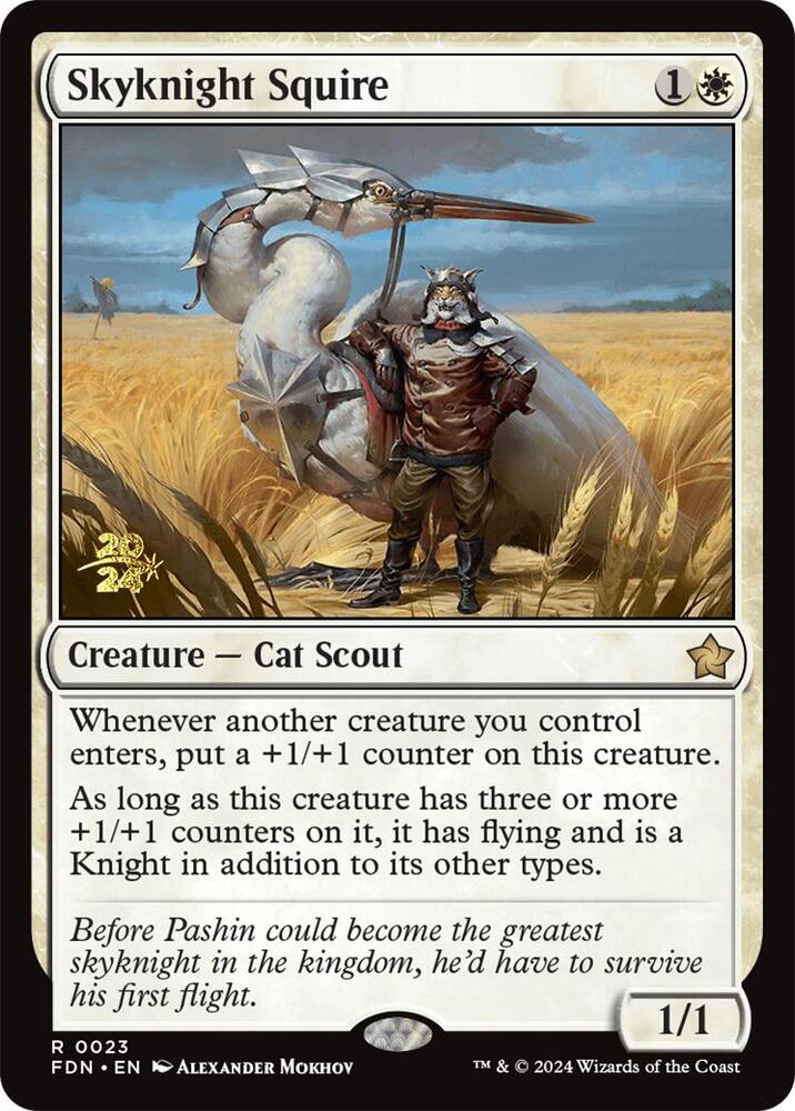 Skyknight Squire 23s/101 (Prerelease Cards)  - Foil | Good Games Modbury