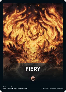 Fiery Theme Card [Jumpstart 2022 Front Cards] | Good Games Modbury