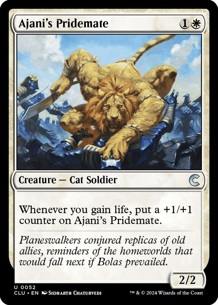 Ajani's Pridemate 52/284 (Ravnica: Clue Edition)  | Good Games Modbury