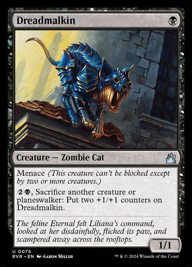 Dreadmalkin 75/291 (Ravnica Remastered)  - Foil | Good Games Modbury