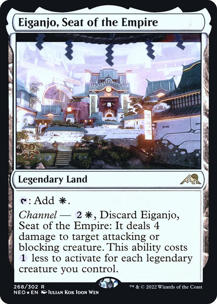 Eiganjo Seat of the Empire 268s/157 (Prerelease Cards)  - Foil | Good Games Modbury