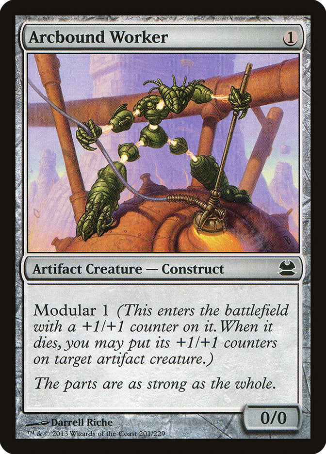 Arcbound Worker 201/229 (Modern Masters)  | Good Games Modbury