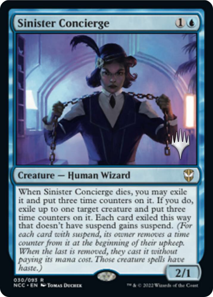 Sinister Concierge 30 (Promo Pack: Streets of New Capenna)  - Foil | Good Games Modbury