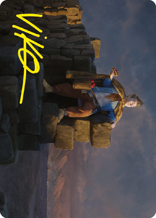 Pippin, Warden of Isengard Art Card (Gold-Stamped Signature) [The Lord of the Rings: Tales of Middle-earth Art Series] | Good Games Modbury