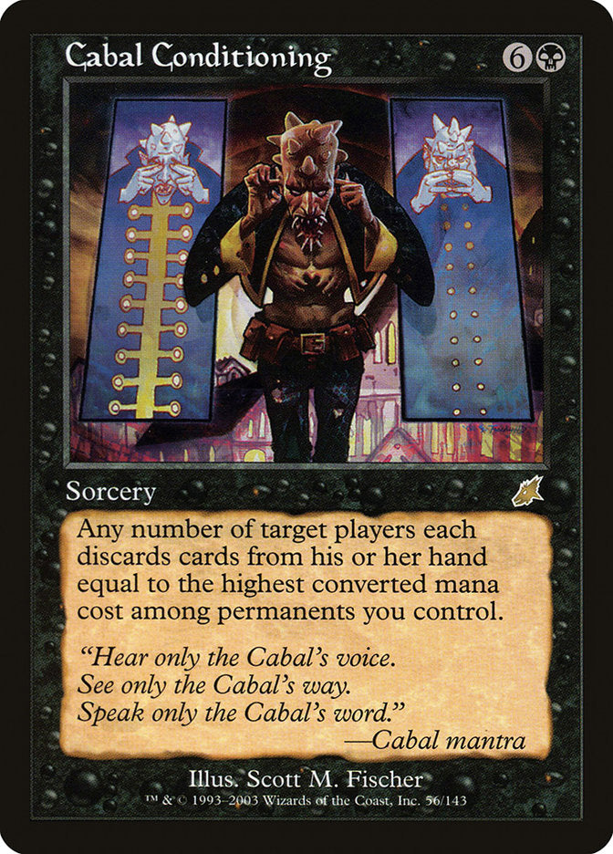 Cabal Conditioning 56/143 (Scourge)  - Foil | Good Games Modbury