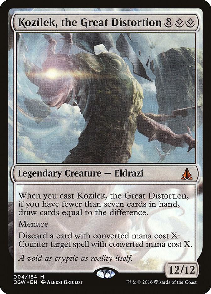 Kozilek, the Great Distortion 4/184 (Oath of the Gatewatch)  | Good Games Modbury