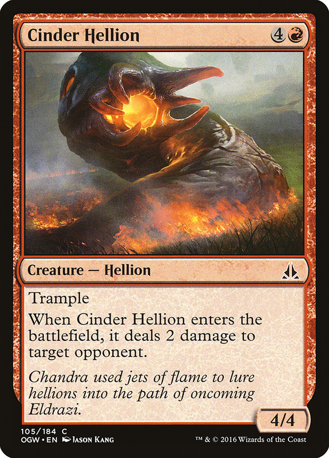Cinder Hellion 105/184 (Oath of the Gatewatch)  | Good Games Modbury