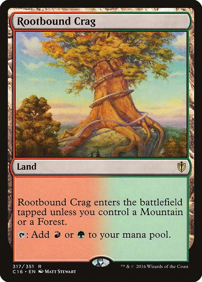 Rootbound Crag 317/351 (Commander 2016)  | Good Games Modbury